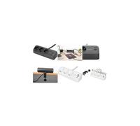 DIGITUS 3-Wege-Schreibtisch-Steckdose 3x Steckdose 2x USB-A 1xUSB-C 3680W 12W 30W - Steckdosenleiste (DA-70625)