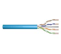 - Câble en vrac - 305 m - U/UTP, non blindé - simplex - CAT 6a - solide - bleu clair, RAL 5012