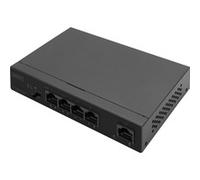 Digitus Commutateur PoE 5 ports Gigabit non administré 4x PoE 1x liaison montante 60W noir