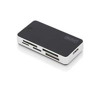 Digitus DA-70330-1 Lecteur de carte USB pour smartphone/tablette USB 3.0, USB-A, Micro USB 2.0 noir/