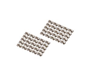Digitus A-CC-BR : Clips de codage couleur marron pour câbles Cat5e/6, PVC, paquet de 100 unités, dimensions emballage 100x120x20mm