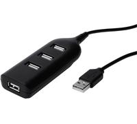 Digitus AB-50001-1 Hub USB 4 ports USB-A USB 2.0 480 MBit/s noir AB-50001-1
