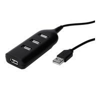 Digitus AB-50001-1 Hub USB 4 ports USB-A USB 2.0 480 MBit/s noir AB-50001-1