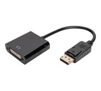 Digitus Câble adaptateur DisplayPort vers DVI 0,15 m DVI‑I mâle/femelle Nickel