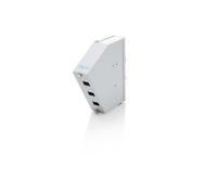DIGITUS Adaptateur fibre optique SC Simplex/LC Duplex – Peigne d'épissure coudé – Rail DIN, gris