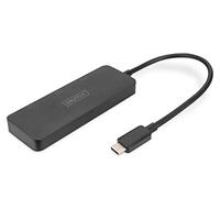 Digitus Adaptateur graphique USB-C vers 3X HDMI 4K60Hz MST – Hub vidéo, Noir