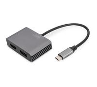 Digitus Adaptateur graphique USB Type-C 4K 2 en 1 Mini DisplayPort + HDMI
