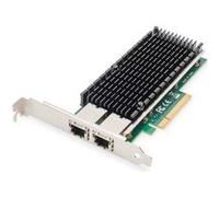 Digitus Carte réseau serveur DN-10163 – 2 ports RJ45 10GbE – Intel X540‑BT2