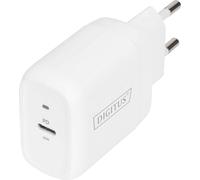 Digitus - Adaptateur secteur - 20 Watt - 3 A - PD 3.0 (USB-C) - blanc