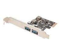 DIGITUS - Adaptateur USB - PCIe 2.0 profil bas - USB 3.0 x 2 G