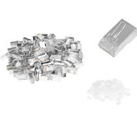 Digitus AK-219603-100 Fiche mâle RJ45 Nombre de pôles 8 argent 100 pc(s)