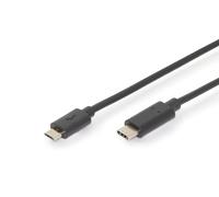 Digitus AK-300137-018-S Câble Adaptateur Micro USB vers USB Type C Noir