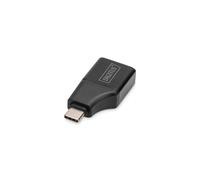 Digitus AK-300450-000-S Adaptateur USB-C vers HDMI 4K (3840x2160) 30Hz, Boîtier Aluminium, USB Type-C Mâle vers HDMI A Mâle, Plug & Play