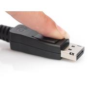 Digitus Câble DisplayPort DP M/M 3,0 m Ver. 1.3/1.4 avec verrou UHD 8K Bleu