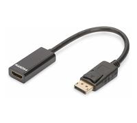 DIGITUS AK-340400-001-S Adaptateur/convertisseur DIGITUS DisplayPort DP-HDMI type A , 15cm