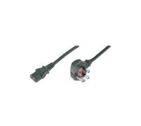 Digitus AK-440107-018-S Cordon Alimentation UK 1.8m BS 1363 vers IEC C13 250V 10A H05VV-F3G 0.75mm² Noir