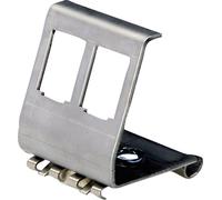 DIN-Rail adapter for 2x Keystone Modules