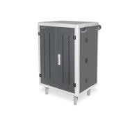 DIGITUS Armoire de Charge Mobile - 30 emplacements de Charge USB-C - Jusqu'à 15,6 Pouces - Rangement et Charge d'ordinateurs Portables et de tablettes - Portes avec Verrouillage