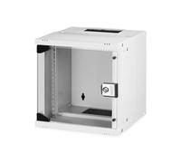 Armoire réseau murale 10" 6U, SOHO PRO 325 x 315 x 300 mm, porte en verre, gris, non assemblée, 30 kg