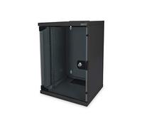DIGITUS Armoire réseau 10 pouces - 9U - montage mural - HxLxP 464x312x300mm - profondeur utile 250mm - noir