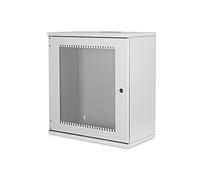 DIGITUS Armoire réseau 19 Pouces 12U - Non montée - Montage Mural - Profondeur 400 mm - Charge admissible 60 kg - Porte perforée