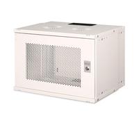 Digitus Armoire réseau 19 pouces 7 UH Soho Pro – Mural non monté, 400 mm, 60 kg, porte acier, gris
