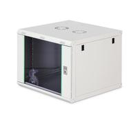 DIGITUS Armoire réseau 19 pouces 9 U - montage mural - profondeur 600 mm - charge max. 60 kg - Dynamic Basic - porte vitrée - gris