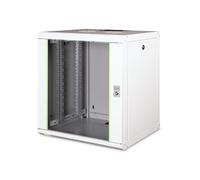 DIGITUS Armoire réseau - rack 19 pouces - 12U - montage mural - profondeur 450 mm - capacité de charge 100 kg - série Unique - gris