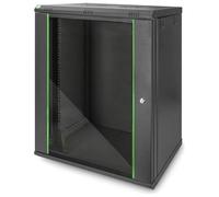 16U wall mounting cabinet, Dynamic 789x600x450 mm, color black (RAL 9005)