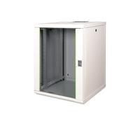 DIGITUS Armoire réseau - rack 19 pouces - 16U - montage mural - profondeur 600 mm - capacité de charge 100 kg - série Unique - gris