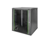 DIGITUS Armoire réseau - rack 19 pouces - 16U - montage mural - profondeur 600 mm - capacité de charge 60 kg - série Dynamic Basic - noir