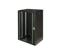 DIGITUS Armoire réseau - rack 19 pouces - 20U - montage mural - profondeur 450 mm - capacité de charge 100 kg - série Unique - noir
