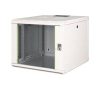 DIGITUS Armoire réseau - rack 19 pouces - 9U - montage mural - profondeur 600 mm - capacité de charge 100 kg - série Unique - gris