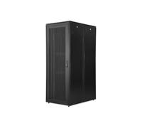 DIGITUS Armoire Serveur - 19 Pouces, 42U - 80 x 120 cm - Unique Server-N | Capacité de charge 1 200 kg - profondeur utile 1 135 mm - porte en acier perforé - Noir