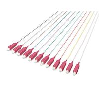 FO pigtail set, 12 pcs., SC, MM OM4 50/125 µ loose buffer, color code DIN IEC 304, 2 m