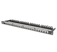 Digitus ASSMANN Electronic DN-91422 0.5U Baie de branchements - Baies de branchements (Keystone, Cat 6a, Noir, SPCC, 0.5U)