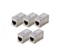 Digitus AT-AG-8-8-C6S-5 Raccords modulaires CAT 6 blindés 5 pièces Argent