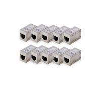 Digitus at-AG 8/8 C6S - RJ45 Coupler Cat 6 - Pack of 10 - LAN Cable Extension -