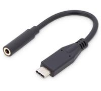 Digitus audio Câble adaptateur [1x USB-C® mâle - 1x Jack femelle 3.5 mm] AK-300321-002-S 20.00 cm flexible