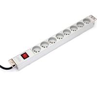 DIGITUS Bloc d'alimentation 19", 1U, 8 prises, 16A, 1.8m