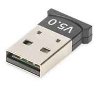 DIGITUS Bluetooth 2.1 Tiny USB adapter DN-3021-1 - Adaptateur réseau - USB 2.0 - Bluetooth 2.1 EDR - Classe 2 G