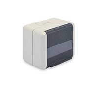 Prise réseau montage apparent (en saillie) 2 ports Digitus DN-93844-OD gris