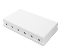 Digitus Boîtier en saillie DN-93705 pour modules Keystone 6 ports blanc RAL 9010