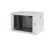 DIGITUS Armoire réseau - rack 19 pouces - 7U - montage mural - profondeur 450 mm - capacité de charge 100 kg - série Unique - gris