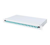 Digitus Boîtier d'épissure fibre 1U – 24x LC duplex OM3, cassette incl., pigtails colorés