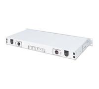 Digitus Boîtier d'épissure FO DN-96332/9 1U 24x LC Duplex OS2 avec cassette et pigtails colorés