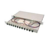 Digitus Boîtier d'épissures DN-96321-4 1U 19" SC Duplex OM4 12 ports avec cassette