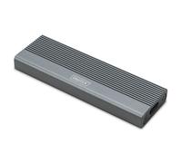 DIGITUS boîtier Externe M.2 - USB 3.1 Gen2 Typ-C - 6 Gbit/s - Supporte Les SSD SATA jusqu'à 8 TB - pour Les SSD 2230/2242/2260/2280 - sans Outil - Boîtier Aluminium - Gris