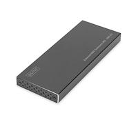 DIGITUS Boîtier Externe USB 3.0 SSD pour disques SSD SATA M.2 - SATA III - Type de Module M.2 2280, 2260, 2242, 2230 - jusqu'à 6Gbit/s - UASP - Plug & Play - Noir