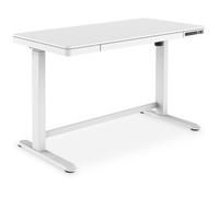 Digitus Bureau réglable en hauteur électriquement avec station de charge USB et tiroir